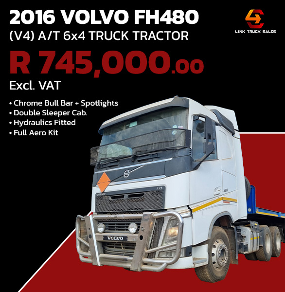 2016 Volvo FH480 R 745 000